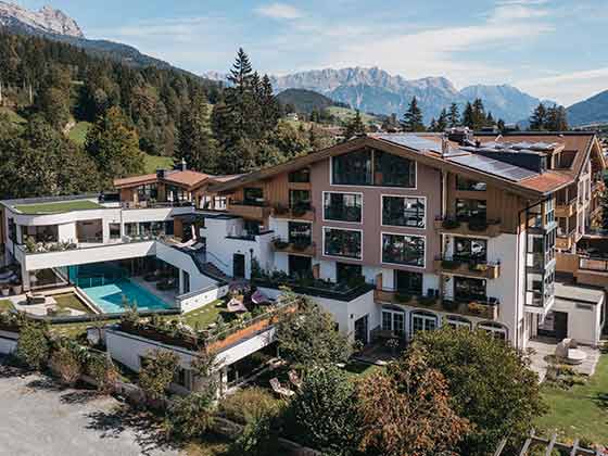 Unsere Retreat-Unterkunft: Biohotel Rupertus – Hotel von außen