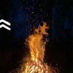 Lagerfeuer für einen bewussten Jahresabschluss