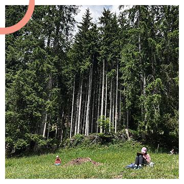 Klassisches Waldbaden mit NATURHALT